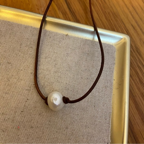 Pearl choker necklace - Picture 2 of 2